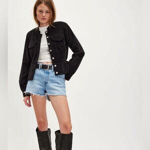 NWT free people Jocelyn velvet jacket